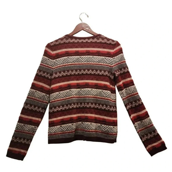 Loft Women Multicolor Long Sleeve Front Full Zipper Outdoor Sweater Size Small - Picture 2 of 7
